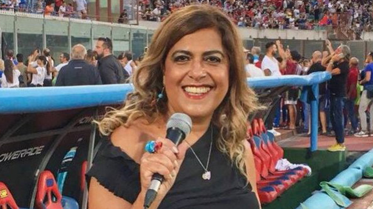 Il giornalismo sportivo piange Stefania Sberna, storica speaker del Calcio Catania