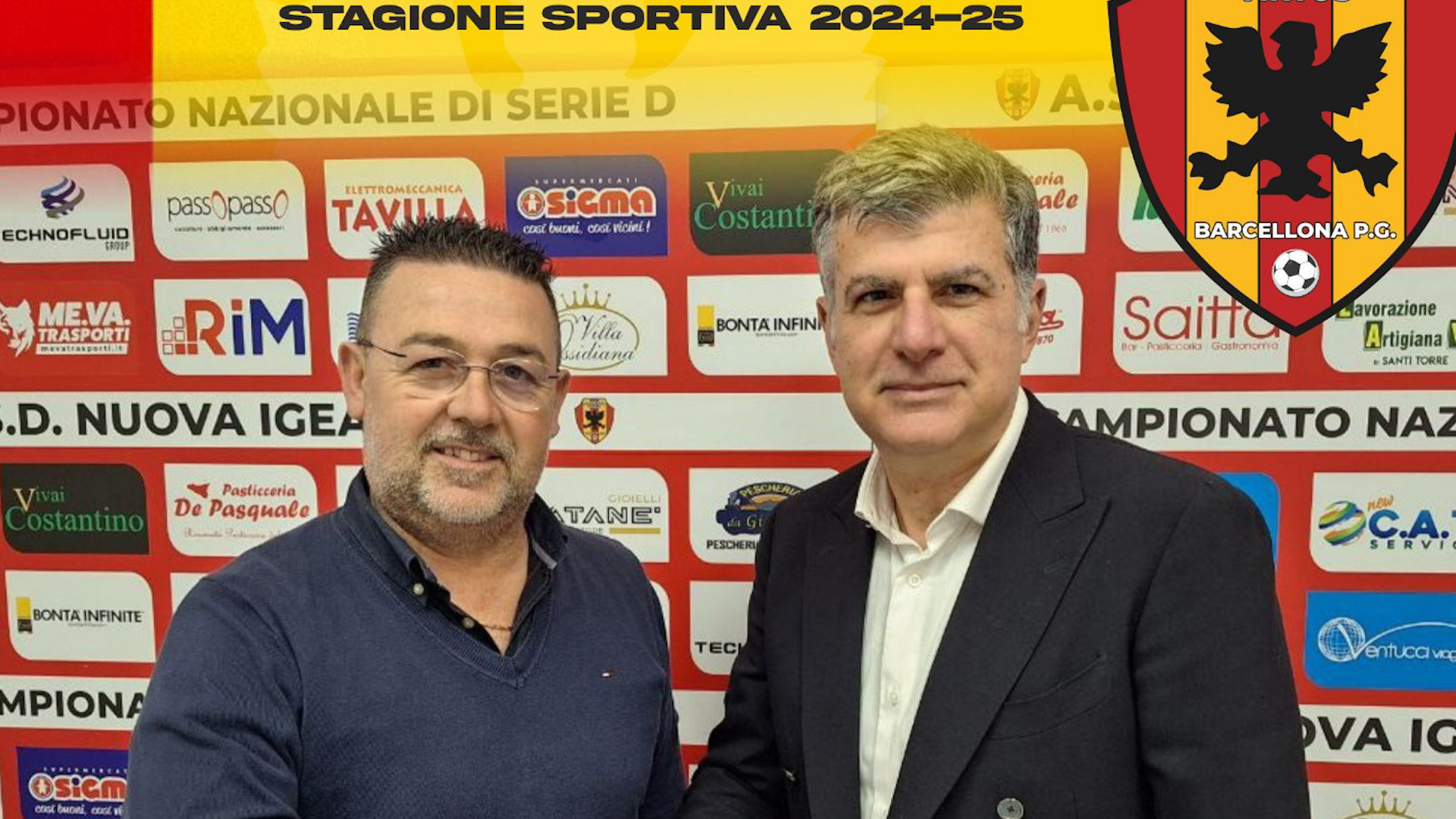 Serie D, Nuova Igea Virtus: il Club Manager per la prossima stagione sarà Nello Cassata